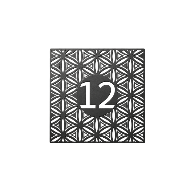 Signature 02 - House Number Plaque
